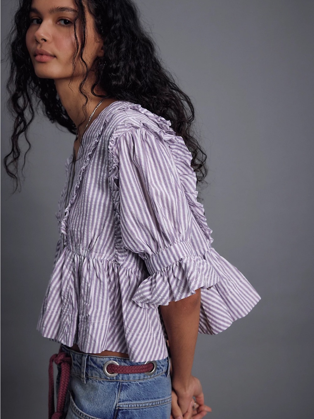 Free People Miley Cotton Top